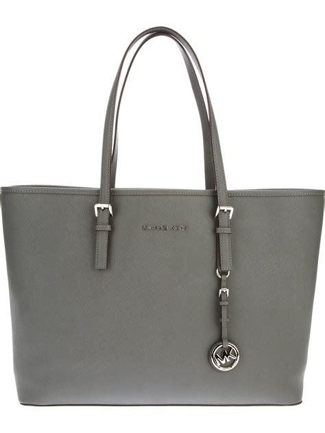 grey michael kors purse|michael kors grey tote bag.